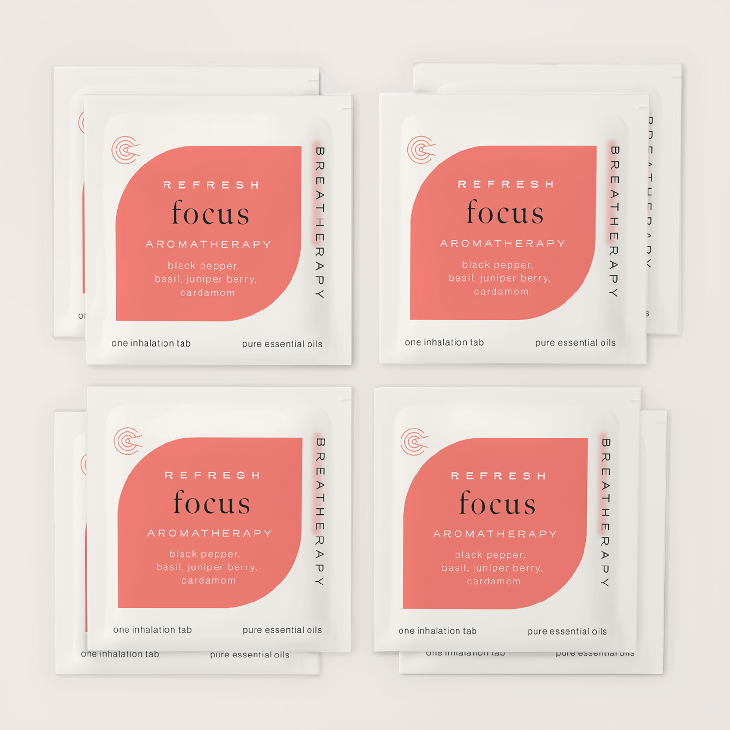 8 Pack of Breatherapy Focus Tabs