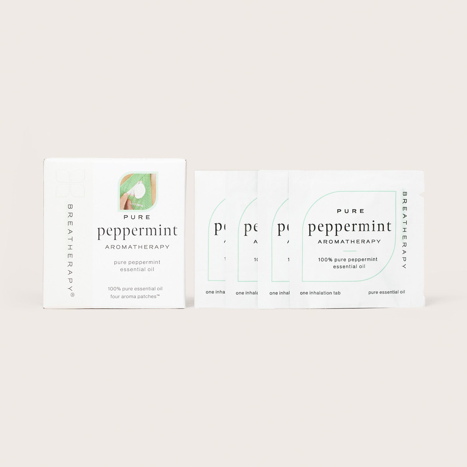 Breatherapy Peppermint aroma patches content