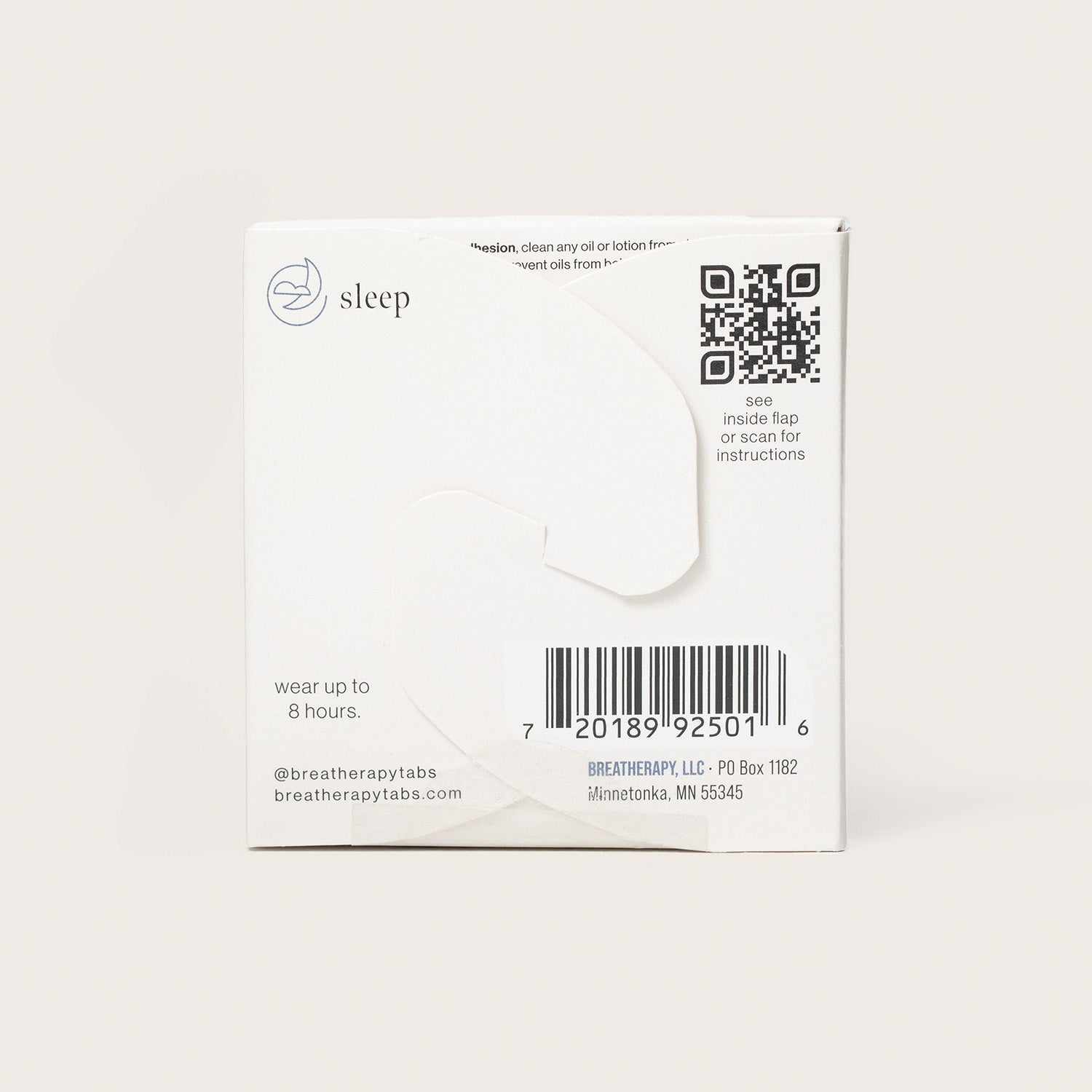 Breatherapy Sleep aroma patches back