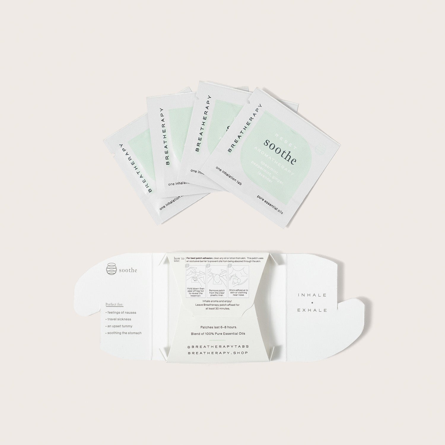 Soothe Breatherapy aromatherapy patches